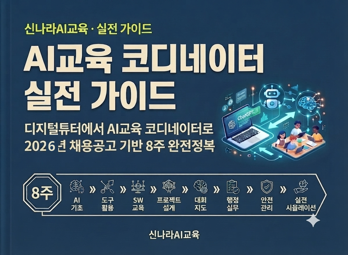AI교육 코디네이터 실전 가이드 전자책 표지