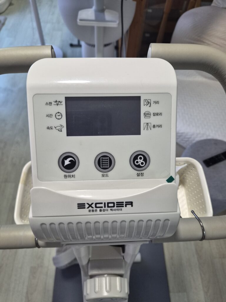 엑사이더 실내자전거 LCD 콘솔 속도 거리 칼로리 표시